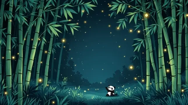夜幕下的竹林 - 八哥电影 影片封面
